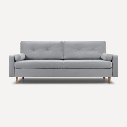 Диван прямой Динс Velvet Silver