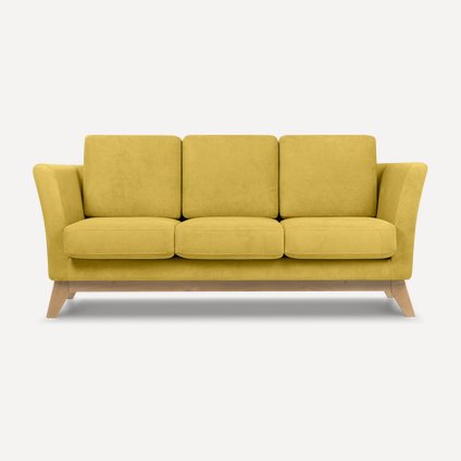 Диван прямой Дублин-3 Happy Yellow