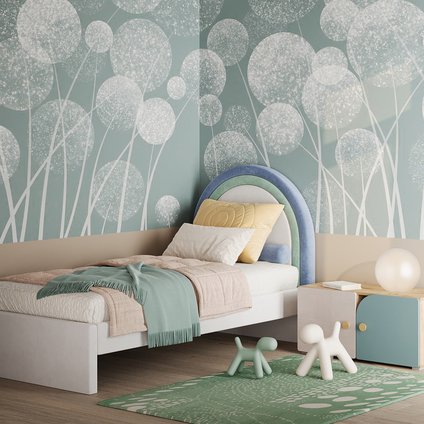 Модульная детская Арчи 6 Серо-зеленый/Дуб Ирландский