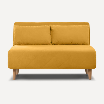 Диван прямой Милкен Velvet Yellow