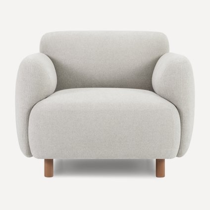 Кресло Пайпел-2 Bucle White