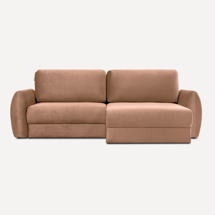 Диван угловой Биани-1 Barhat Caramel