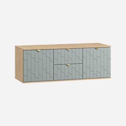 ТВ-тумба Монблан-1 Angle Mentol