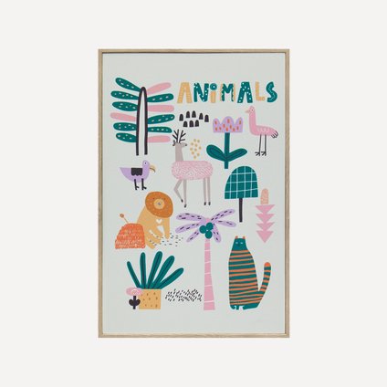 Постер детский Энималс-1