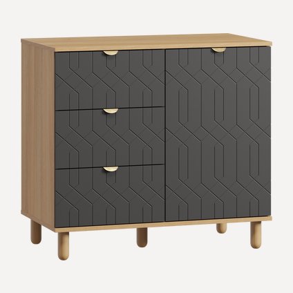 Тумба Теджонс-1 Deco Grafit Oak