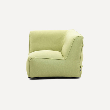 Угловое кресло Нельс Textile Lime