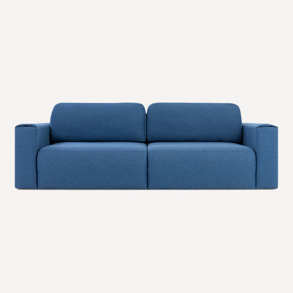 Диван прямой Санту Textile Navy Blue