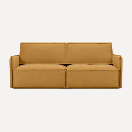 Диван прямой Ольен Velvet Yellow