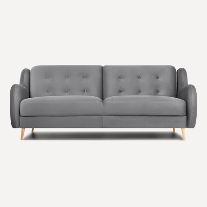 Диван прямой Бриес Barhat Grey