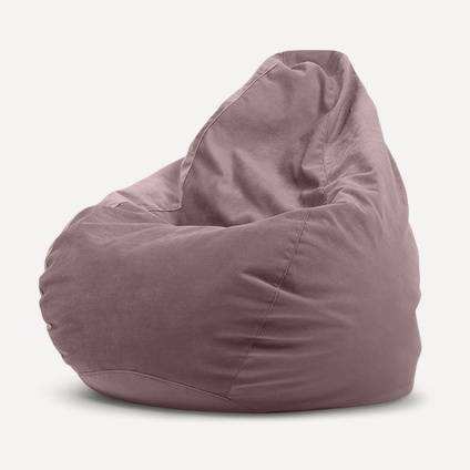 Кресло-мешок Рокси L Velvet Dusty Pink