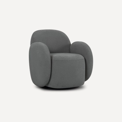 Кресло поворотное Теоп Букле Графитовый