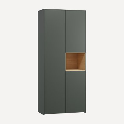 Распашной шкаф Висмар 2.0-103x240 Темно-зеленый