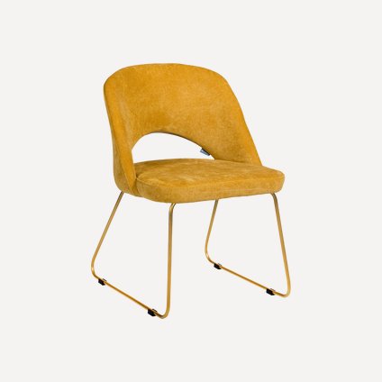 Стул Ларс-5 Velvet Yellow