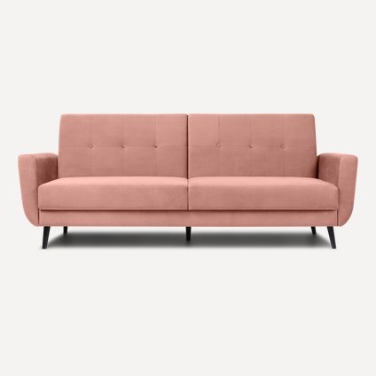 Диван прямой Лекстон Velvet Pink