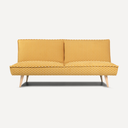 Диван прямой Поли Honey Yellow
