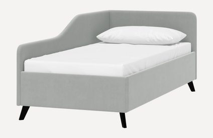 Кровать Лория 90 Barhat Silver уценка