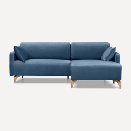 Диван угловой Льери Barhat Blue