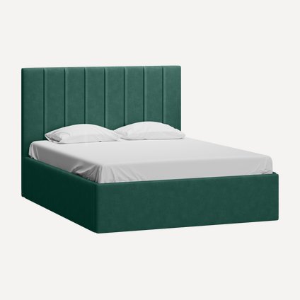 Кровать Вега-Floor 140 Velvet Emerald