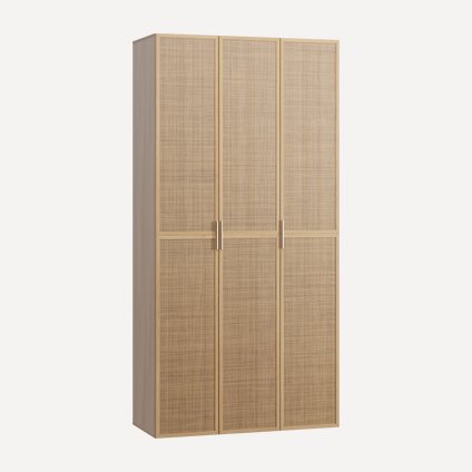 Распашной шкаф Флавир 3-120x250 Ротанг