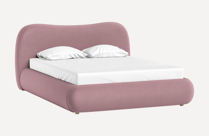 Кровать Эмбер 140 Barhat Lilac