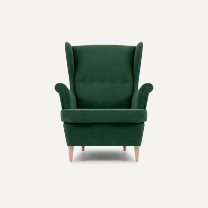 Кресло Дженкс Вельвет Зеленый