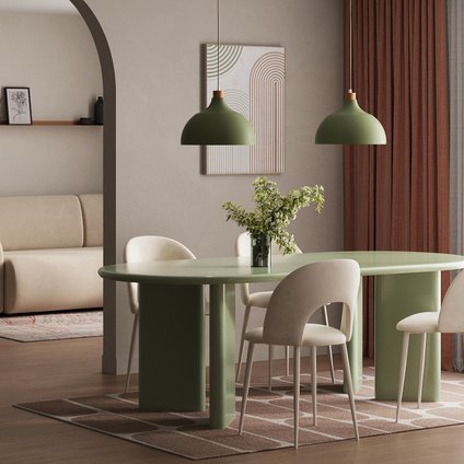 Обеденная группа Алмонт Glossy Olive