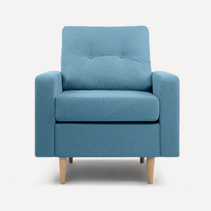 Кресло Динс Textile Blue