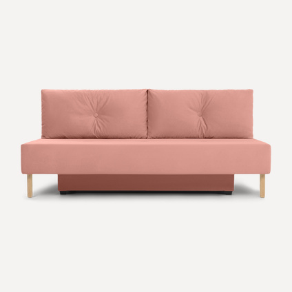 Диван прямой Берг Velvet Pink