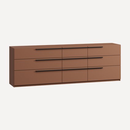 Комод Кимбол 210x70 Терракотовый
