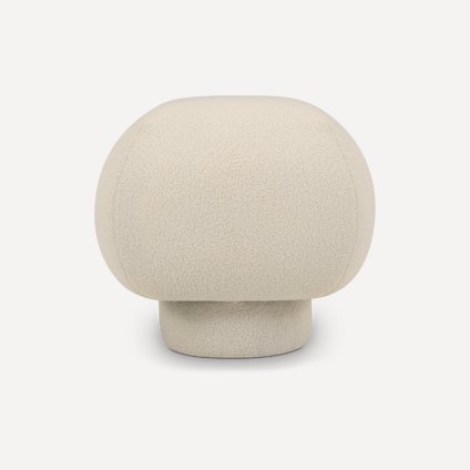 Пуф Кото Мех Молочный