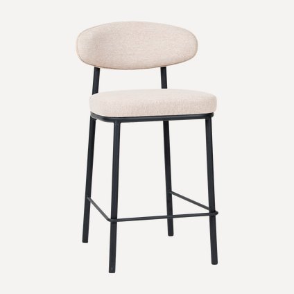 Стул полубарный Харвин Textile Beige