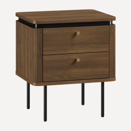 Тумба прикроватная Кэрнс-1 Walnut