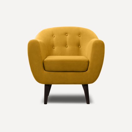 Кресло Роттердам Velvet Yellow