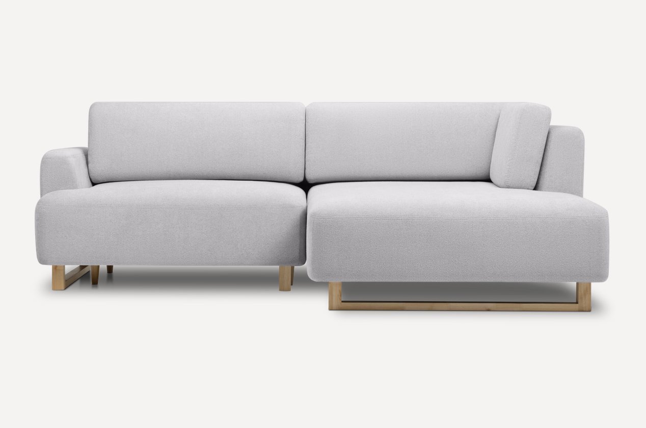 Диван угловой Онте Bucle Silver - фото 1 Диван угловой Онте Bucle Silver - фото 1