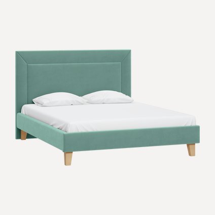 Кровать Виллем-Legs 180 Barhat Mint