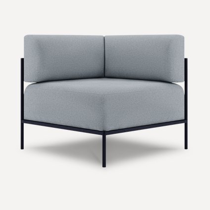 Угловое кресло Нолан-B Textile Grey