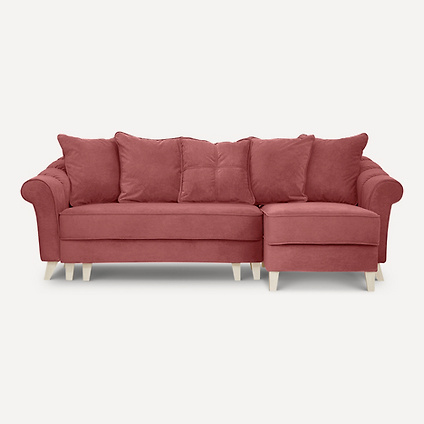 Диван угловой Шеби Velvet Coral