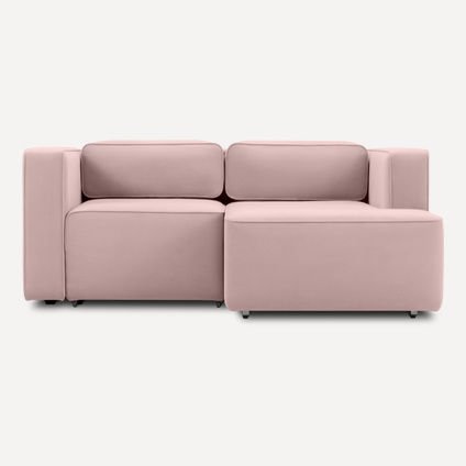 Диван угловой Аронт Мини Velvet Pink