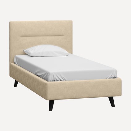 Кровать Пайл 120 Velvet Beige