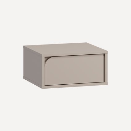 Тумба прикроватная подвесная Блест 45x22 Латте