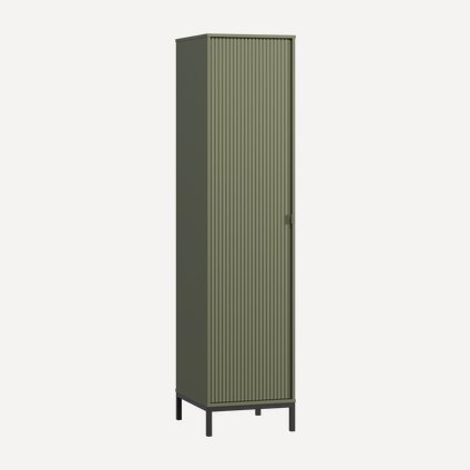 Распашной шкаф Трейвис 1-48x205 Оливковый