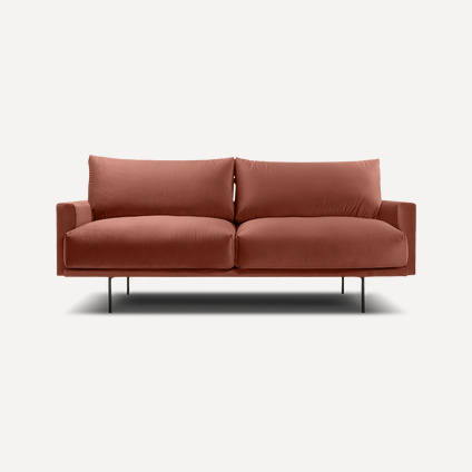 Диван прямой Мисл Barhat Salmon
