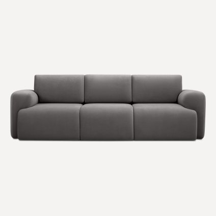 Диван прямой Бонент Велюр Серый