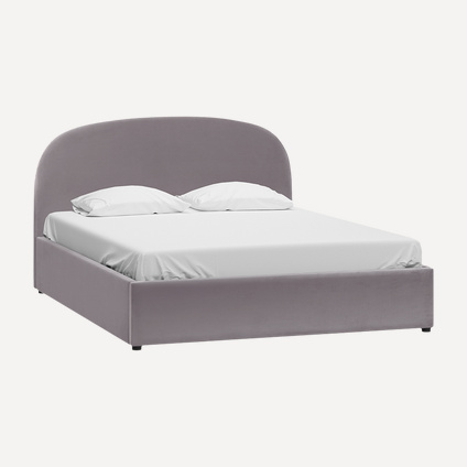 Кровать Тулуза 160 Velvet Grafit