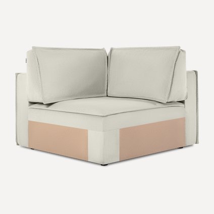 Угловое кресло Этен Vertical Milk