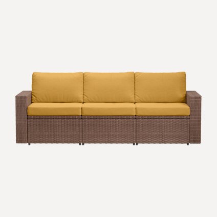 Диван модульный Брайт-B 2 Textile Yellow