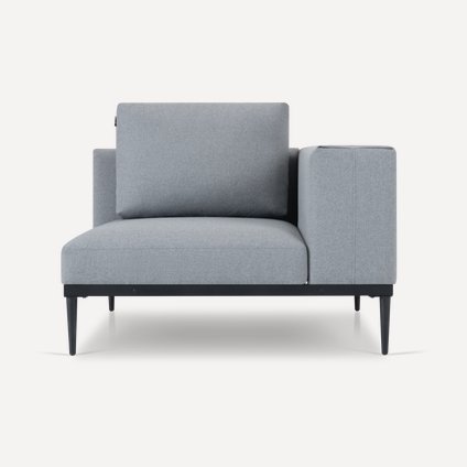 Угловое кресло Хайленд Textile Grey