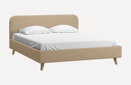 Кровать Лайтси 200 Velvet Beige