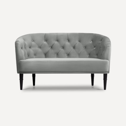 Диван прямой Шенто Barhat Silver