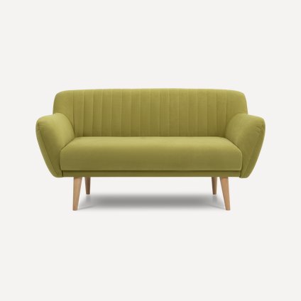 Диван прямой Соланс Velvet Lime